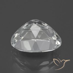 Topaz Gemstone in 12.1 x 9.2 mm Size for Sale, Topaz Stone in Clear White Color