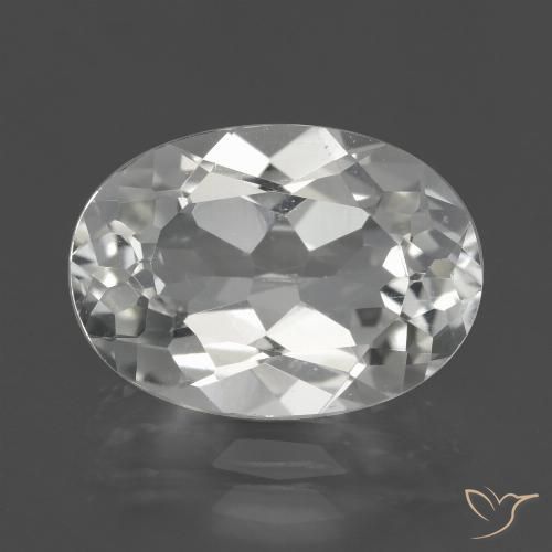 5.12ct Natural Warm White Topaz, Oval, VS