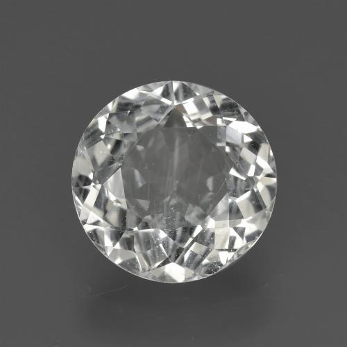 Warm White Topaz Gem - 3ct Round Facet (ID: 425990)