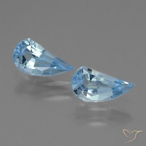 2.68ctw Natural Sky Blue Topaz, Fancy, VVS-VS