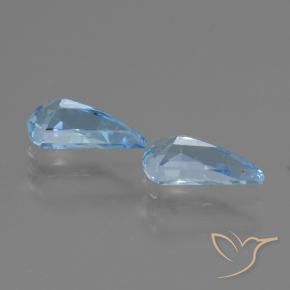Topaz Gemstones in 9.9 x 5.1 mm Size for Sale, Topaz Stones in Sky Blue Color