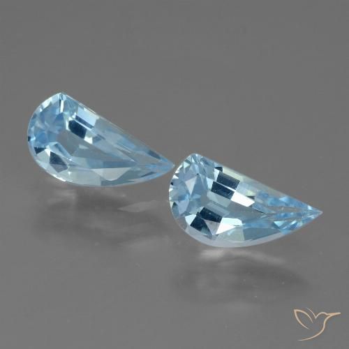 2.69ctw Natural Sky Blue Topaz, Fancy, VVS-VS