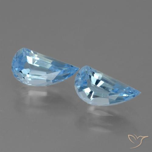 2.68ctw Natural Sky Blue Topaz, Fancy, VVS-VS