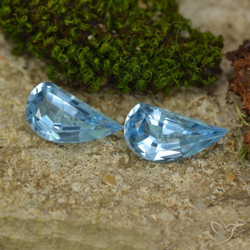 2.71 ct Sky Blue Topaz, 10 x 5.1 mm Odd Shaped From Brazil, Photo A