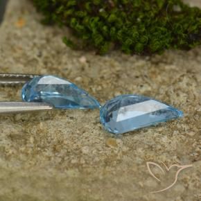 Topaz Gemstones in 10 x 5.1 mm Size for Sale, Topaz Stones in Sky Blue Color