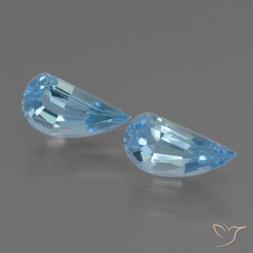 2.82ctw Natural Swiss Blue Topaz, Fancy, VVS-VS