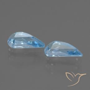 Topaz Gemstones in 9.8 x 5 mm Size for Sale, Topaz Stones in Swiss Blue Color