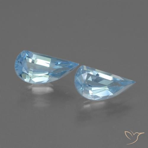 2.51ctw Natural Sky Blue Topaz, Fancy, VVS-VS