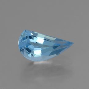 Свисс-Блю Топаз Камень - 1.5ct Грань в виде Полусердца (ID: 428417)