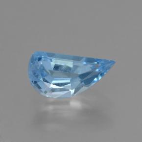 Свисс-Блю Топаз Камень - 1.4ct Грань в виде Полусердца (ID: 428418)