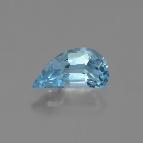 Светло-синий Топаз Камень - 1.4ct Грань в виде Полусердца (ID: 428557)