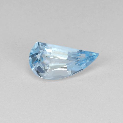 Azul cian claro Topacio Gema - 1.5ct Una Faceta Elegante (ID: 428562)