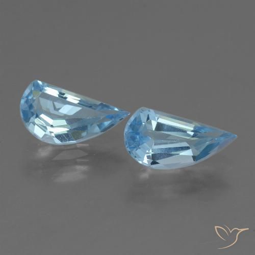 Lose himmelblaue Topas-Edelsteine von 2,82 ct