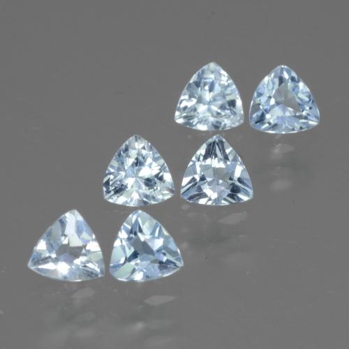 Azul cielo claro Topacio Gema - 0.3ct Forma trillón (ID: 429164)