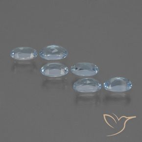 Topaz Gemstones in 5 x 3.1 mm Size for Sale, Topaz Stones in Sky Blue Color