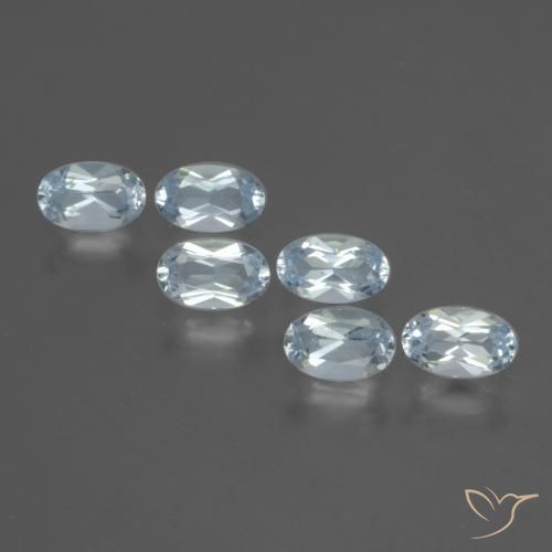 1.74ctw Natural Sky Blue Topaz, Oval, VS