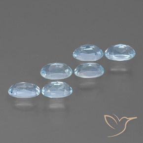 Topaz Gemstones in 5 x 3.1 mm Size for Sale, Topaz Stones in Sky Blue Color