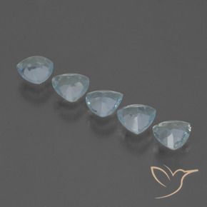 Topaz Gemstones in 5 x 5 mm (calibrated) Size for Sale, Topaz Stones in Sky Blue Color