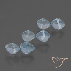 Topaz Gemstones in 4.2 x 4.1 mm Size for Sale, Topaz Stones in Sky Blue Color