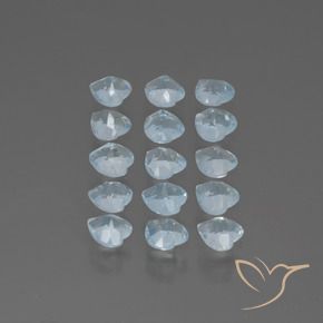 Topaz Gemstones in 4.2 x 4.2 mm Size for Sale, Topaz Stones in Sky Blue Color