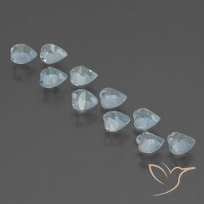 Topaz Gemstones in 4 x 4 mm (calibrated) Size for Sale, Topaz Stones in Sky Blue Color