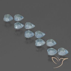 Topaz Gemstones in 4 x 4 mm (calibrated) Size for Sale, Topaz Stones in Sky Blue Color