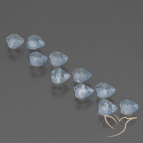 Topaz Gemstones in 4 x 4 mm (calibrated) Size for Sale, Topaz Stones in Sky Blue Color