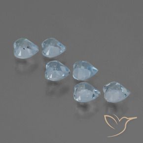 Topaz Gemstones in 4.2 x 4 mm Size for Sale, Topaz Stones in Sky Blue Color