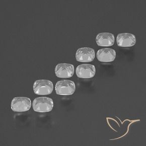 Topaz Gemstones in 4.5 x 4.5 mm Size for Sale, Topaz Stones in White Color