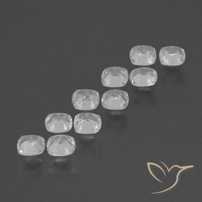 Topaz Gemstones in 4.6 x 4.6 mm Size for Sale, Topaz Stones in White Color