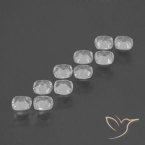 Topaz Gemstones in 4.6 x 4.5 mm Size for Sale, Topaz Stones in White Color