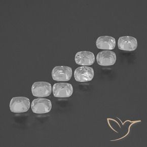 Topaz Gemstones in 4.6 x 4.6 mm Size for Sale, Topaz Stones in White Color