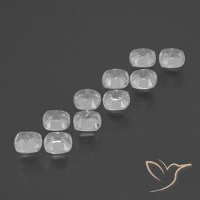 Topaz Gemstones in 4.6 x 4.6 mm Size for Sale, Topaz Stones in White Color