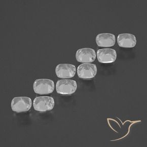Topaz Gemstones in 4.6 x 4.5 mm Size for Sale, Topaz Stones in White Color