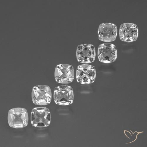 4.48ctw Natural Clear White Topaz, Cushion, VS