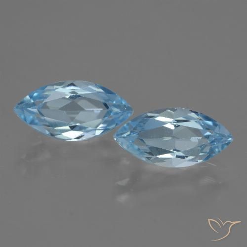 4.63ctw Natural Sky Blue Topaz, Marquise, VVS-VS