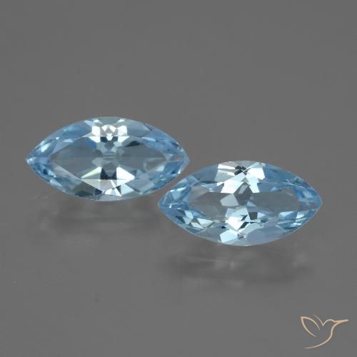4.15ctw Natural Sky Blue Topaz, Marquise, VVS-VS