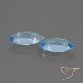 Topaz Gemstones in 11.9 x 6 mm Size for Sale, Topaz Stones in Sky Blue Color