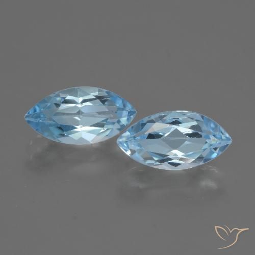 4.73ctw Natural Sky Blue Topaz, Marquise, VVS-VS