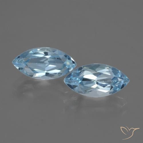 5.15ctw Natural Sky Blue Topaz, Marquise, VVS-VS