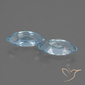 Topaz Gemstones in 12.1 x 6.1 mm Size for Sale, Topaz Stones in Sky Blue Color