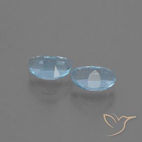 Topaz Gemstones in 7 x 5 mm (calibrated) Size for Sale, Topaz Stones in Sky Blue Color