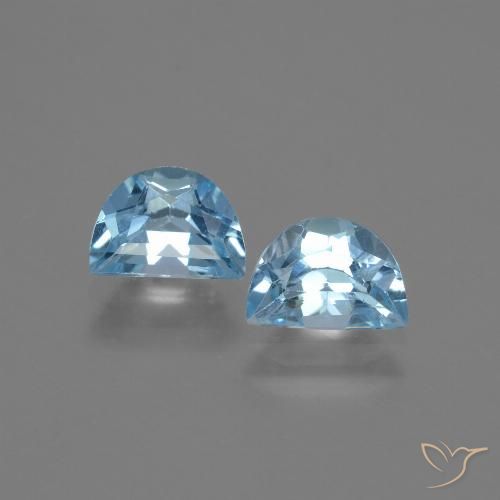 2.17ctw Natural Swiss Blue Topaz, Fancy, VS