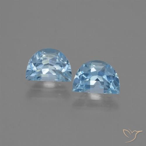 2.05ctw Natural Swiss Blue Topaz, Fancy, VVS-VS