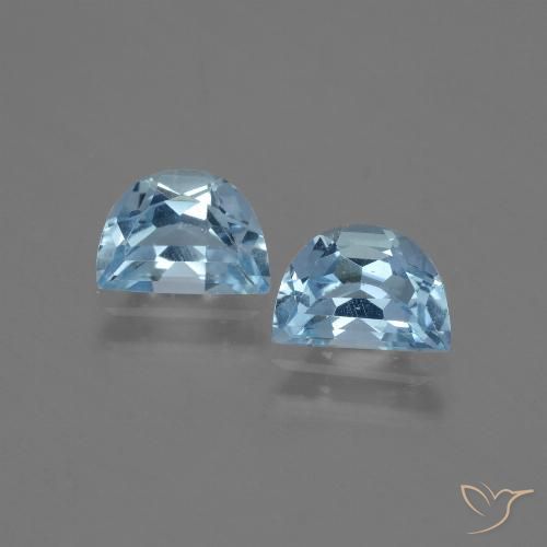 2.14ctw Natural Swiss Blue Topaz, Fancy, VS