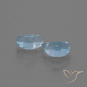 Topaz Gemstones in 7 x 5 mm (calibrated) Size for Sale, Topaz Stones in Swiss Blue Color