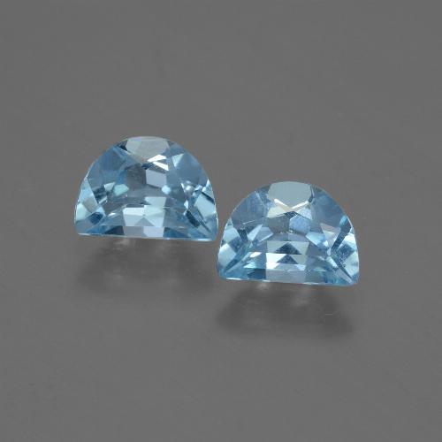 Swiss Blue Topaz Gem - 1.1ct Fancy Facet (ID: 432537)