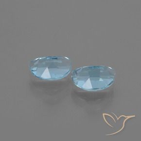 Topaz Gemstones in 7 x 5 mm (calibrated) Size for Sale, Topaz Stones in Sky Blue Color