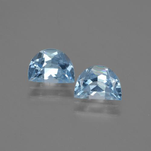 Baby Blue Topaz Gem - 1ct Fancy Facet (ID: 432539)