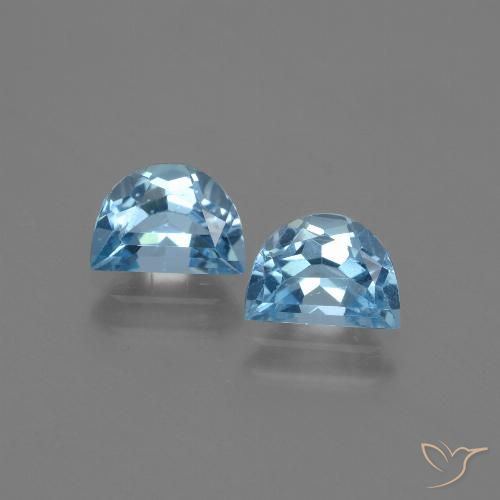 2.07ctw Natural Swiss Blue Topaz, Fancy, VS